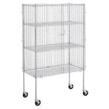 MOBILE CHROME SECURITY CAGE KIT / 24 X 48 X 69 (EACH)