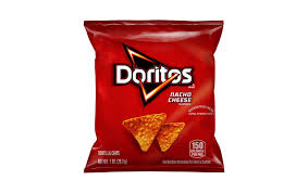DORITOS, NACHO CHEESE, 1 OZ BAGS, 50 PER CASE