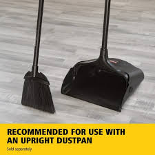 BLACK LOBBY BROOM & DUST PAN / 35" HANDLE (EACH)
