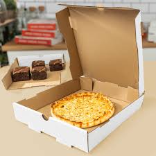 10" PIZZA BOX / WHITE / CORRUGATED / 50/BUNDLE (EACH)
