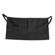 BLACK 4 POCKET WAIST APRON