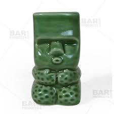 BARCONIC TIKI DRINKWARE / SHOT / GREEN / 2 OZ (EACH)