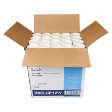 12 OZ PAPER HOT CUP / WHITE (2 0/50/1,000) (BHC)
