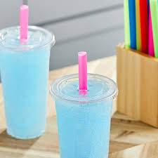 NEON DRINKING STRAW 8', BOX OF 250 PIECES