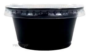 2 OZ PORTION CUP / EMPRESS / BLACK (50/50/2500)