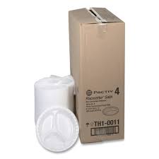 PACTIV / 10.25" FOAM PLATE / WHITE / 3 COMPARTMENT / 500