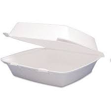 9.5 X 10.33 / 1 CMPMT / WHITE  FOAM HINGED TRAY / 200 PER CS