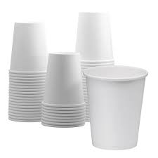 8 OZ PAPER HOT CUP / WHITE (20/50/1,000)