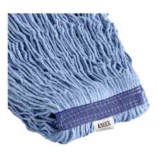 32 OZ MOP HEAD / LOOPED END / BLUE / 1" HEADBAND [CASE]