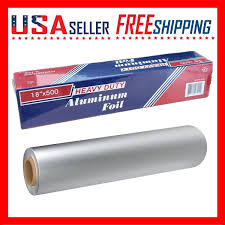 HEAVY-DUTY ALUMINUM FOIL ROLL, 18" X 500 FT