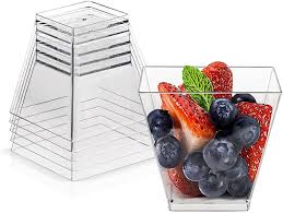 3.5 OZ CLEAR PLASTIC DESSET CUP (1,000/CS)