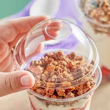 DOME LID WITH 1" HOLE / FITS CHOICE 9, 12, 16, 20 & 24 OZ