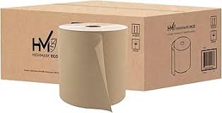 HARDWOUND PAPER TOWEL / BROWN  /8" X 700' / 6 PER CASE [BTOW]