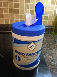 WIPESPLUS LEMON SCENT ALCOHOL FREE HAND SANITIZING WIPES