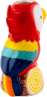 BARCONIC TIKI DRINKWARE / PARROT SHOT / 2.75 OZ (EACH)