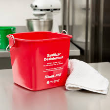 KLEEN SANITIZING PAIL RED 3QT