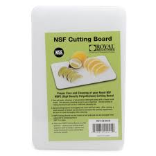 CUTTING BOARDS ( WHITE 6'' X 10'' X 1/2'')