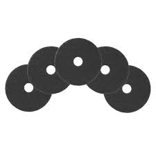 STRIPPING FLOOR PADS, 13" DIAMETER, BLACK (5/CS)