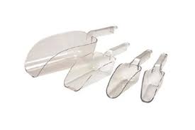 24 OZ CLEAR PC PLASTIC ICE SCOOP