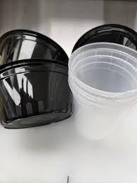 24 OZ. BLACK 7 1/4" ROUND MICROWAVABLE HEAVY WEIGHT