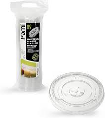 CHOICE PET CLEAR STRAW SLOT LI D / FITS 16-24 OZ (20/50/1,000