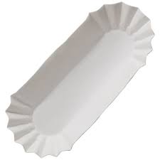 LAPACO HOT DOG TRAY MEDIUM FLUTED | CASE 3000, 6 BAGS,