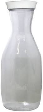 33 OZ TWIST TOP DECANTER, FLIP LID POLYCARBONATE CLEAR (EACH)