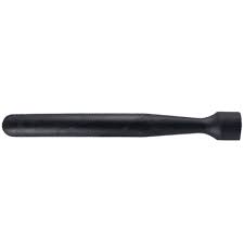 MUDDLER-BLACK PLASTIC- FLAT HEAD
