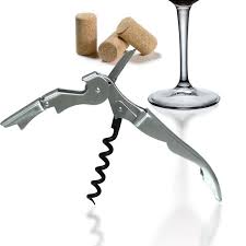 MAROON DOUBLE LEVER CORKSCREW WINE KEY