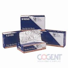 FOIL POP-UP SHEETS / 12" X 10. 75" (500/BOX) (6/CS)