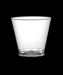 9 OZ CLEAR HARD PLASTIC TUMBLER (500/CS)