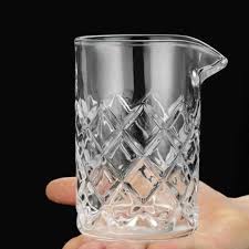 16 OZ DIAMOND MIXING GLASS /  DIAMOND PATTERN (EACH)