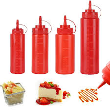 SQUEEZE BOTTLE (RED 8 OZ)