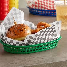 12" X 12" BLACK CHECK DELI SANDWICH WRAP PAPER (5,000/CS)