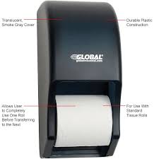 STANDARD BATH TISSUE DISPENSER / TWO ROLL / OVER UNDER