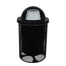 TUFF CAN RECEPTACLE; 32 GALLON, BLACK