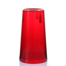 16 OZ RED STACKABLE PEBBLED TUMBLERS - 12PK