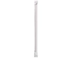 PAPER STRAWS WRAPPED / WHITE / BARCONIC BIODEGRADABLE 7 3/4"