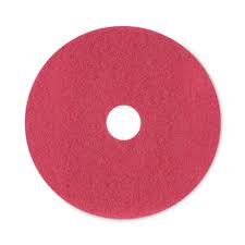 RED BUFFING FLOOR PADS / 20" DIAMETER (5/CS)