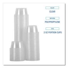 2 OZ PORTION CUP / CLEAR [20/125/2,500]
