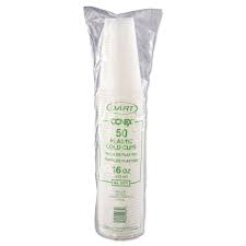 Y16T / 16 OZ TALL DART TRANSLUCENT COLD CUP