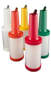 YELLOW PRO FLOW JUICE POURERS - HALF GALLON