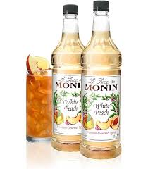 PEACH SUGAR FREE / MONIN / 1 LITER / (4/CS)