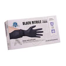 NITRILE GLOVE / SMALL / BLACK  / HD / EMPRESS [10/100/1,000]