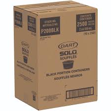 DART 2 OZ PORTION CUP / BLACK [10/250/2,500]