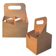 4 CUP HANDLED CARDBOARD DRINK CARRIER (200/CS)