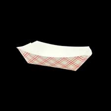 1 LB PAPER FOOD BASKETS, RED/WHITE (1,000/CS)