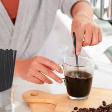 SIP STIR STRAW / 5.25" / BLACK (10/1,000/10,000)