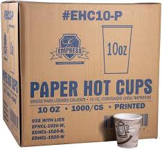 10 OZ PAPER HOT CUP / WHITE (20/50/1,000)