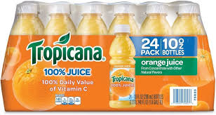 *TROPICANA ORANGE JUICE -  10 OZ BOTTLE / 24 PER CASE (CASE)